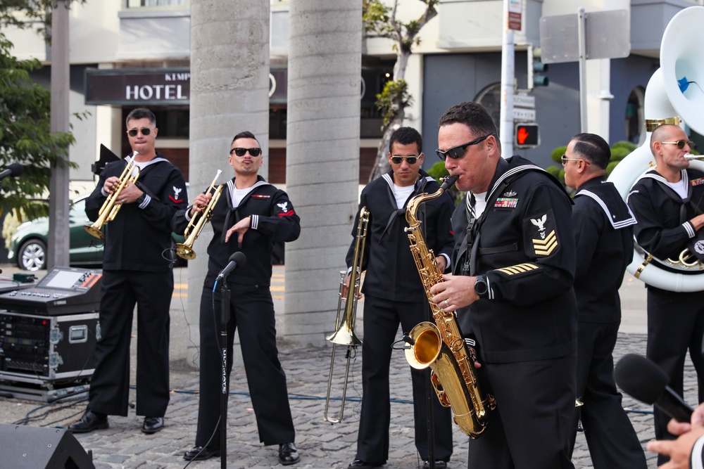 San Francisco Fleet Week 2024: NRSW Brass Band Performs at Japantown
