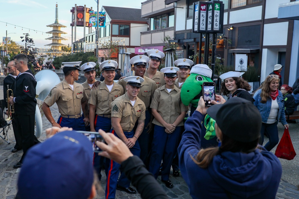 San Francisco Fleet Week 2024: NRSW Brass Band Performs at Japantown