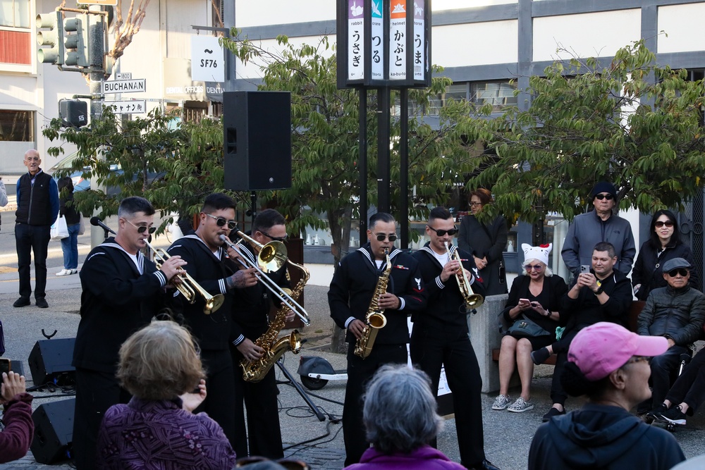 San Francisco Fleet Week 2024: NRSW Brass Band Performs at Japantown