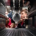USS George Washington Sailors upload NATO Seasparrow Missile System