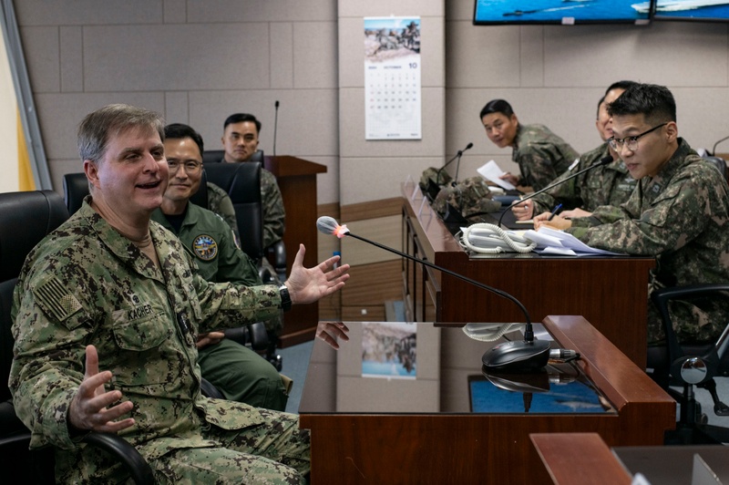 Vice Adm. Kacher Visits South Korea