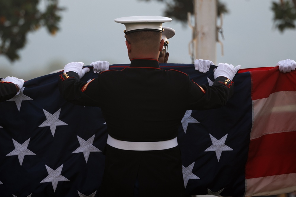 Camp Pendleton Hosts the 82nd Annual Evening Colors Ceremony