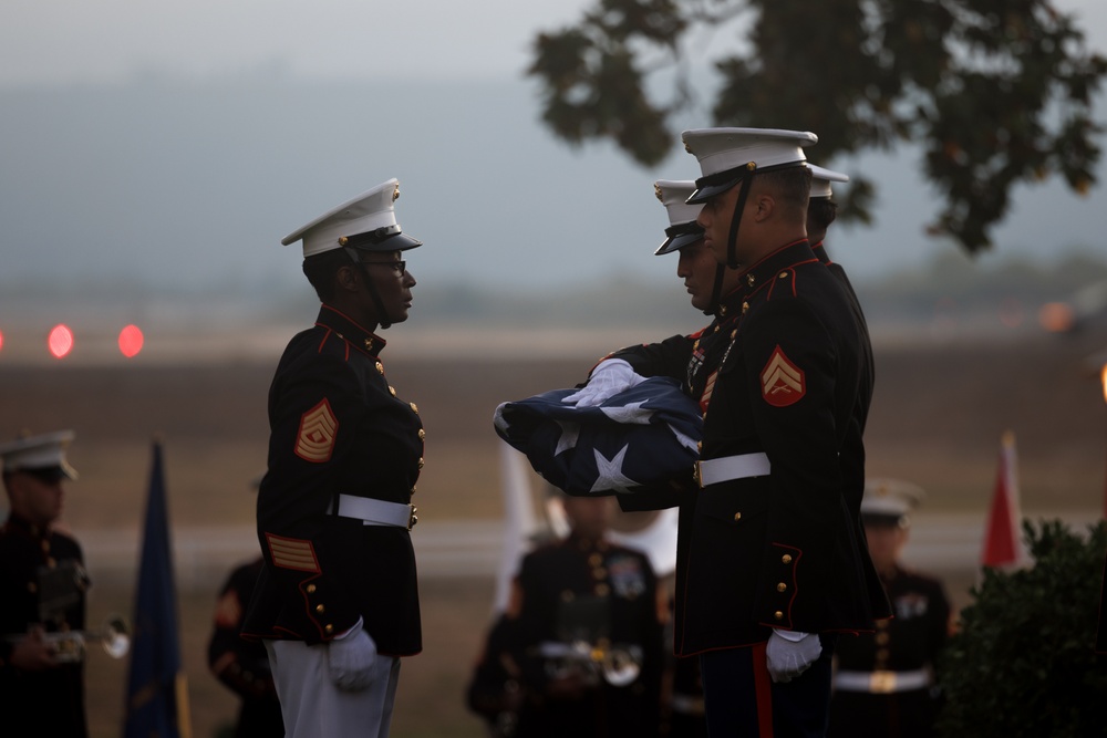 Camp Pendleton Hosts the 82nd Annual Evening Colors Ceremony