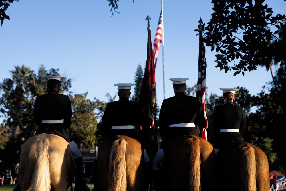 Camp Pendleton Hosts the 82nd Annual Evening Colors Ceremony