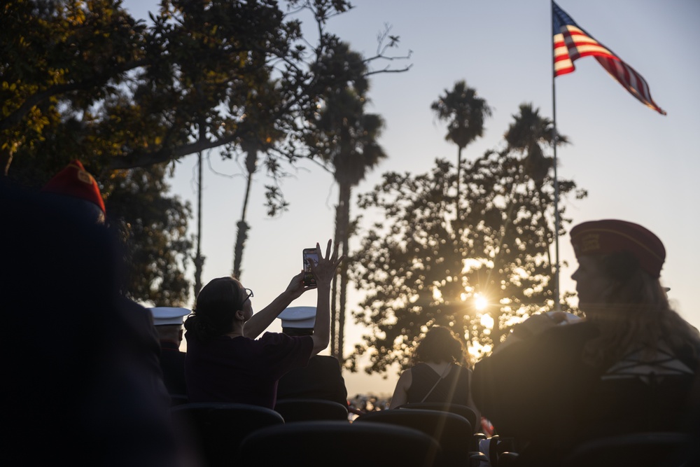 Camp Pendleton Hosts the 82nd Annual Evening Colors Ceremony