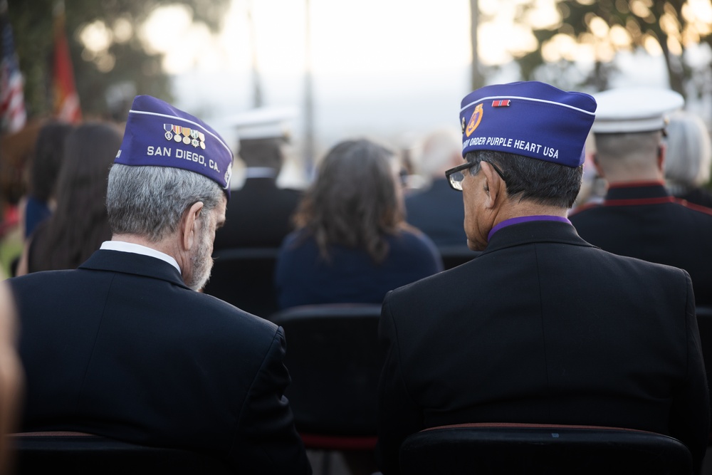 Camp Pendleton Hosts the 82nd Annual Evening Colors Ceremony