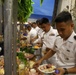 Sailors aboard the USS Howard hosts a reception as part of Sama Sama 2024