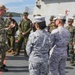 Sailors aboard USS Howard (DDG 83) conduct a shipboard tour for medical personnel during Sama Sama 2024 in Subic, Philippines