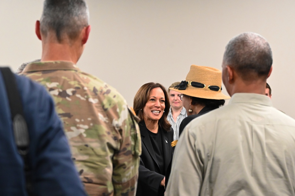 VP Harris Visits North Carolina, Meets with Local Officials on Helene Relief