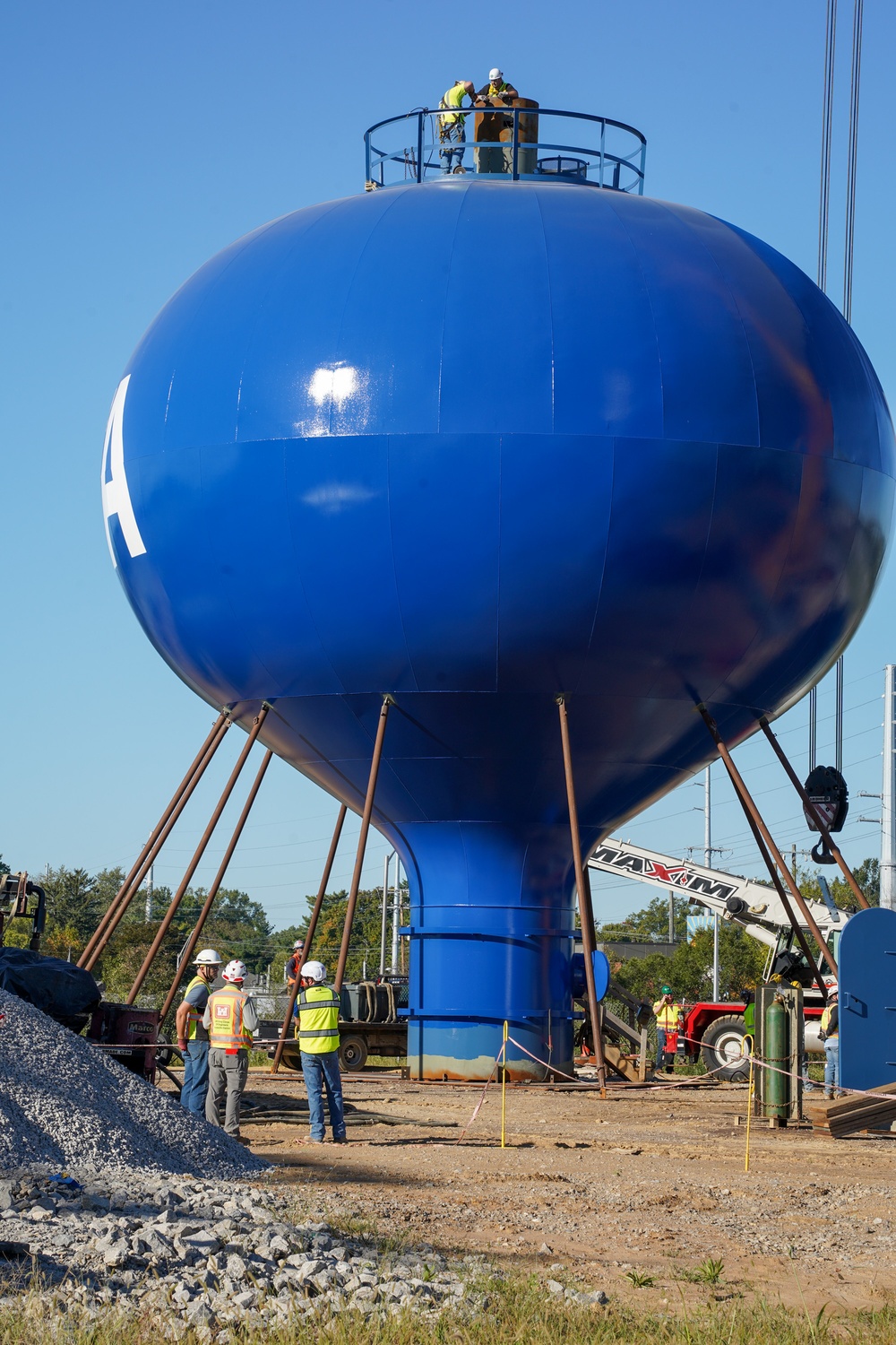 Construction continues at the Louisville VA Medical Center Oct. 8, 2024