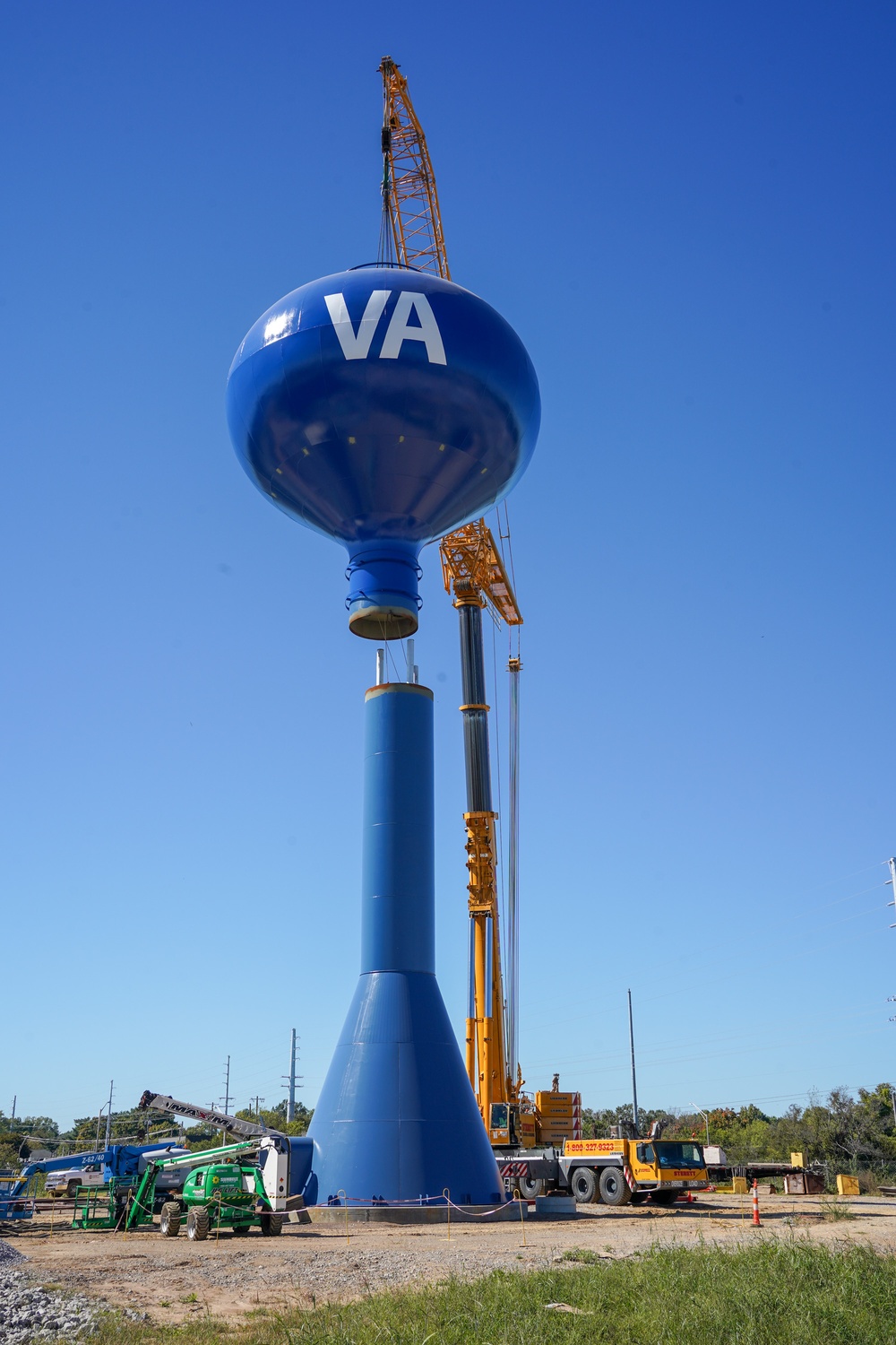 Construction continues at the Louisville VA Medical Center Oct. 8, 2024