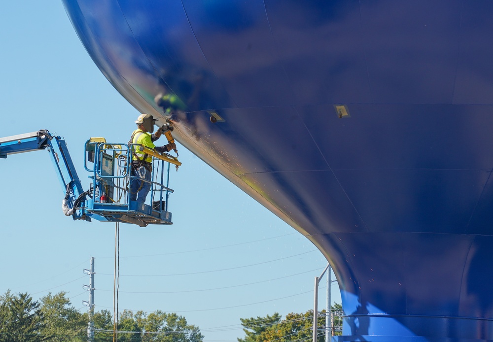 Construction continues at the Louisville VA Medical Center Oct. 8, 2024