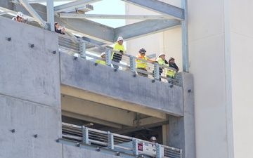 Construction continues at the Louisville VA Medical Center Oct. 8, 2024