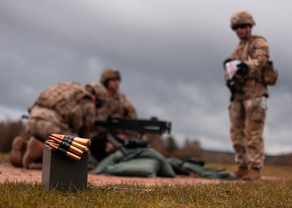 Charlie Battery, 1st Battalion, 6th Field Artillery Regiment .50 Cal Qualification Range