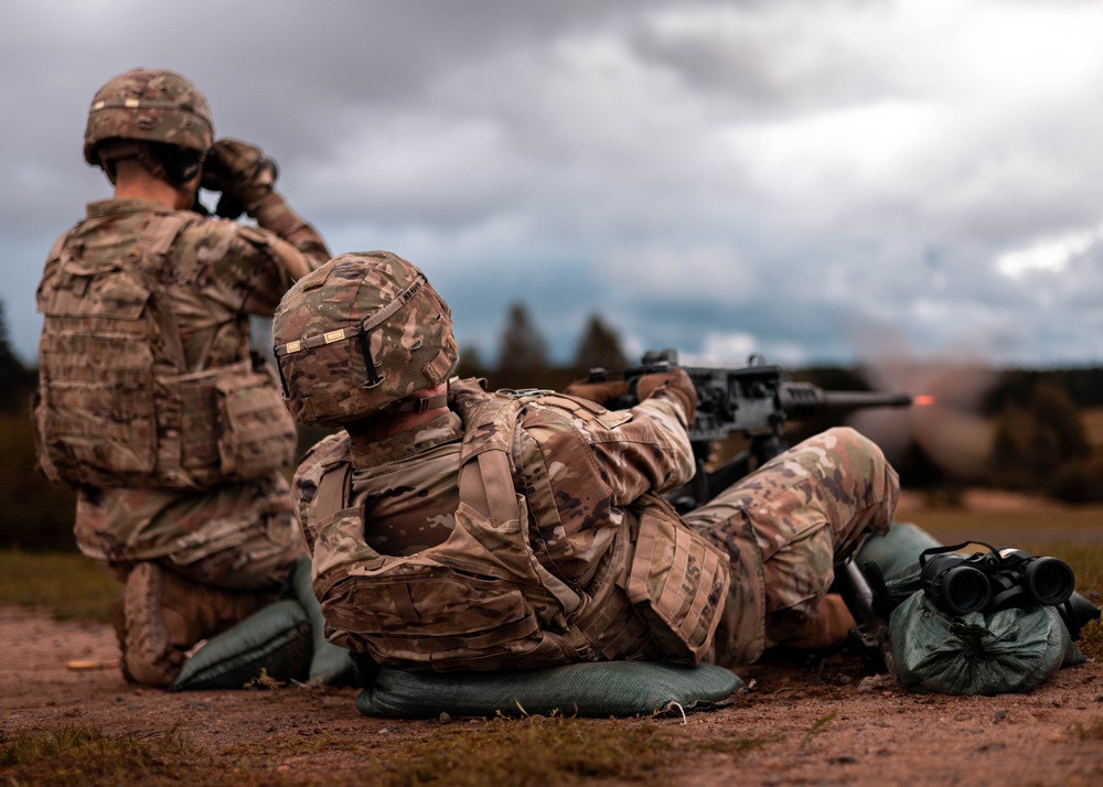 Charlie Battery, 1st Battalion, 6th Field Artillery Regiment .50 Cal Qualification Range