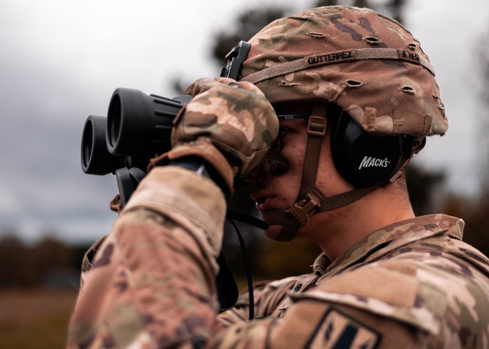 Charlie Battery, 1st Battalion, 6th Field Artillery Regiment .50 Cal Qualification Range