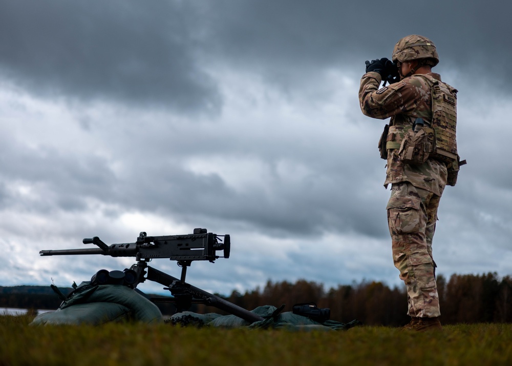 Charlie Battery, 1st Battalion, 6th Field Artillery Regiment .50 Cal Qualification Range