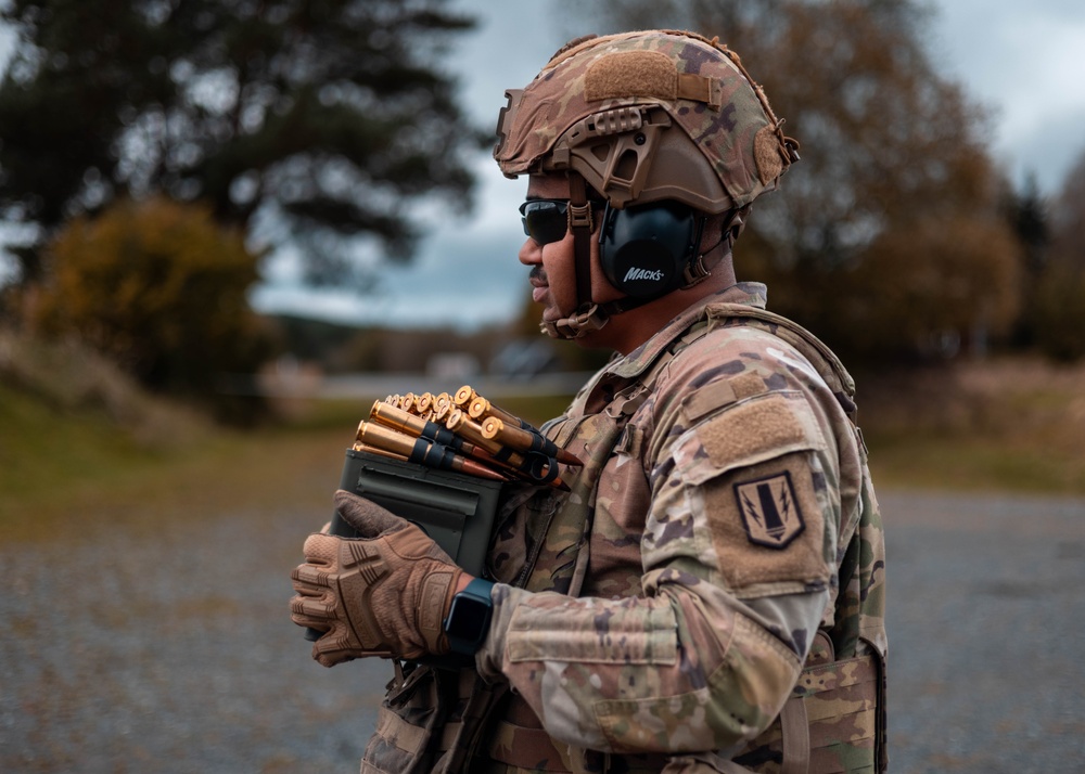 Charlie Battery, 1st Battalion, 6th Field Artillery Regiment .50 Cal Qualification Range