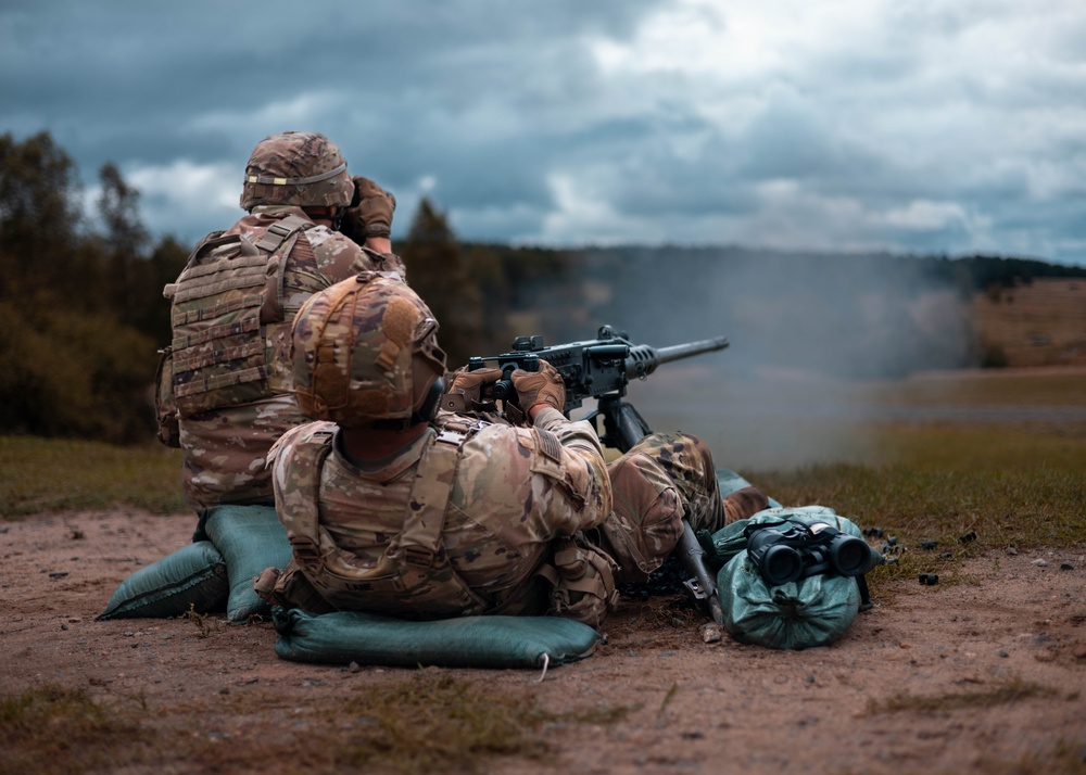 Charlie Battery, 1st Battalion, 6th Field Artillery Regiment .50 Cal Qualification Range