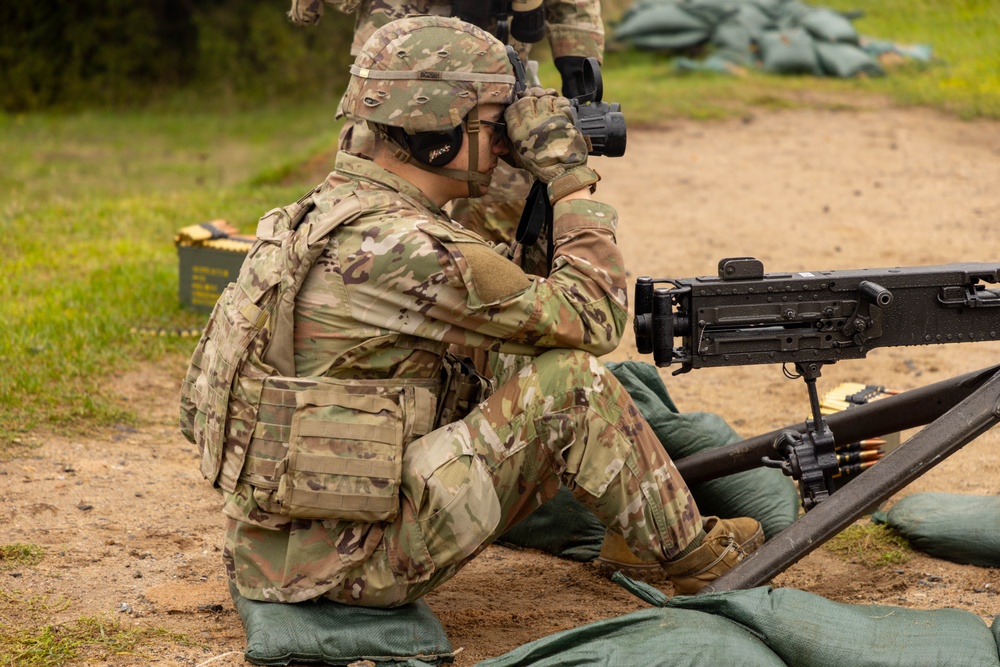 Charlie Battery, 1st Battalion, 6th Field Artillery Regiment .50 Cal Qualification Range