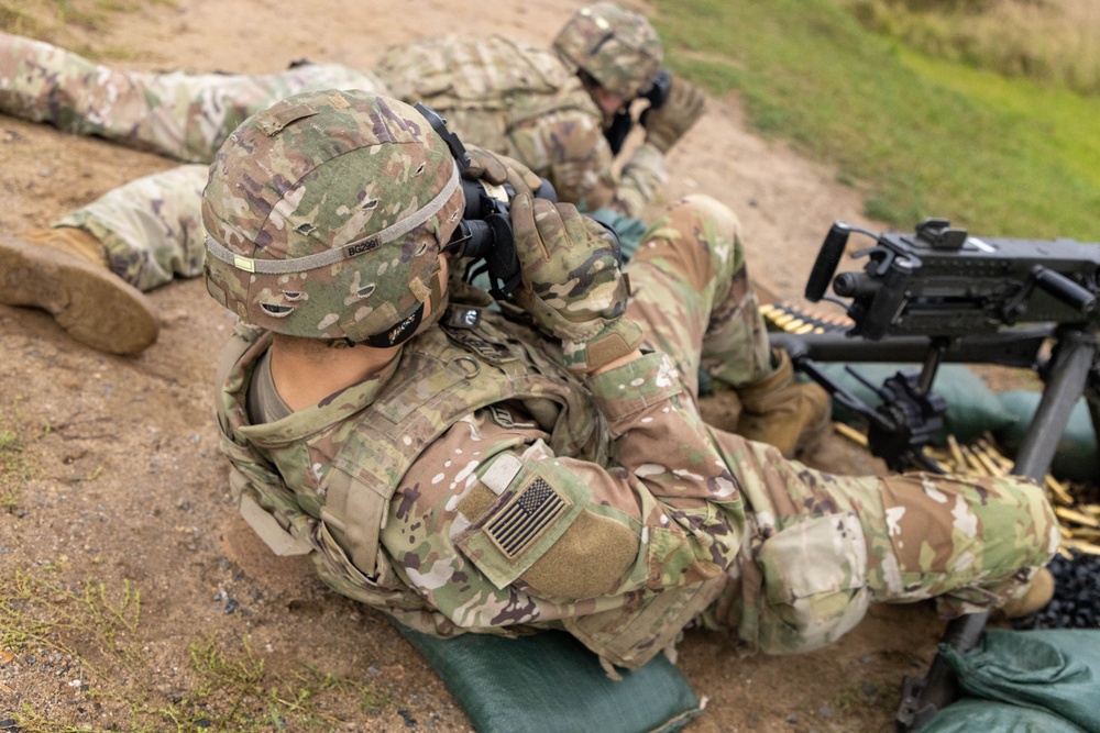 Charlie Battery, 1st Battalion, 6th Field Artillery Regiment .50 Cal Qualification Range