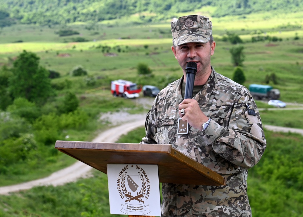 AFBiH Armored Battalion Live Fire Exercise DV Day