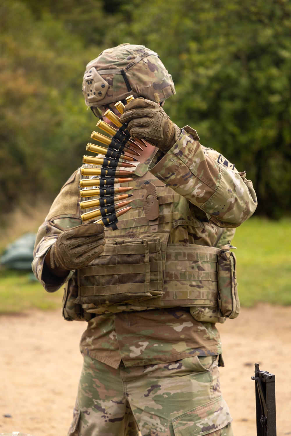 Charlie Battery, 1st Battalion, 6th Field Artillery Regiment .50 Cal Qualification Range