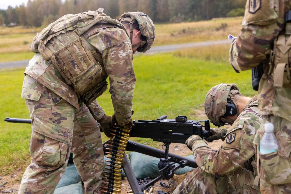 Charlie Battery, 1st Battalion, 6th Field Artillery Regiment .50 Cal Qualification Range