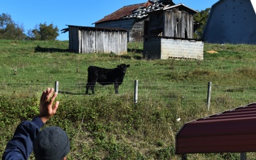 FEMA Disaster Survivor Assistance Team Visits Virginia Farm After Hurricane Helene