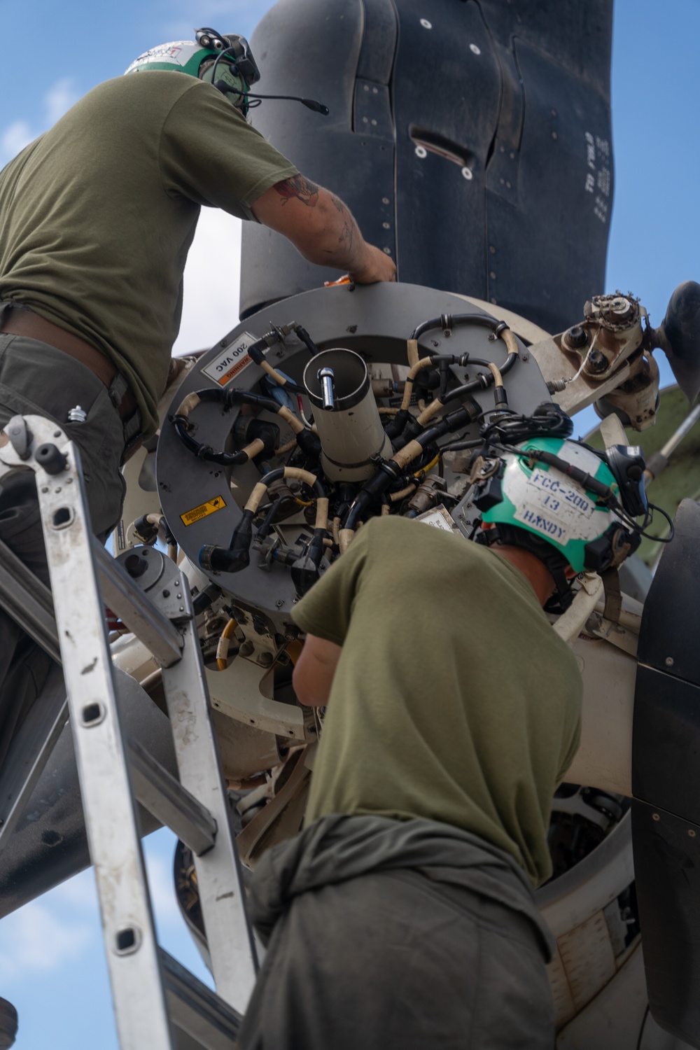 VMM-365 (REIN) Conducts MV-22B Osprey Maintenance in the Republic of Cyprus