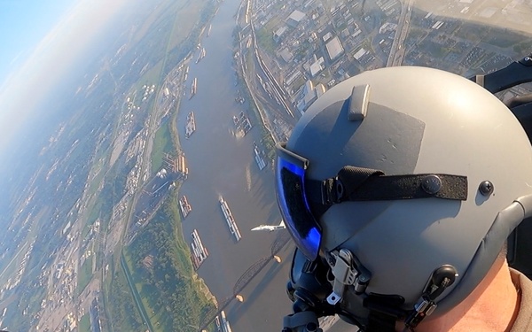 Q&amp;A: Lt. Col. Matthew Olde, F-15 pilot who often performs flyovers