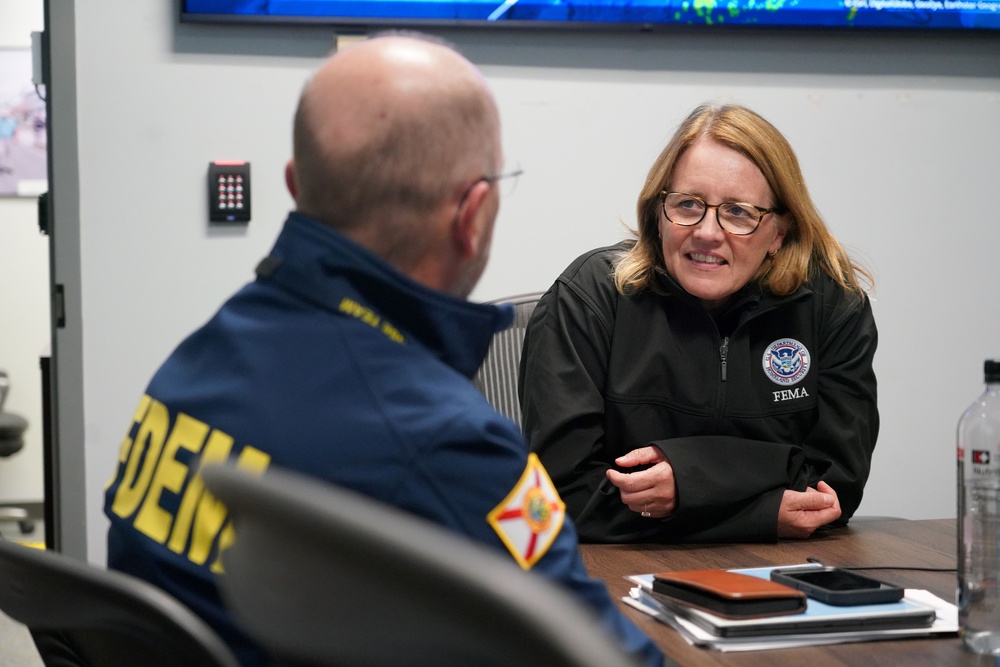 FEMA Administrator Criswell is on the Ground to Respond to Hurricane Milton