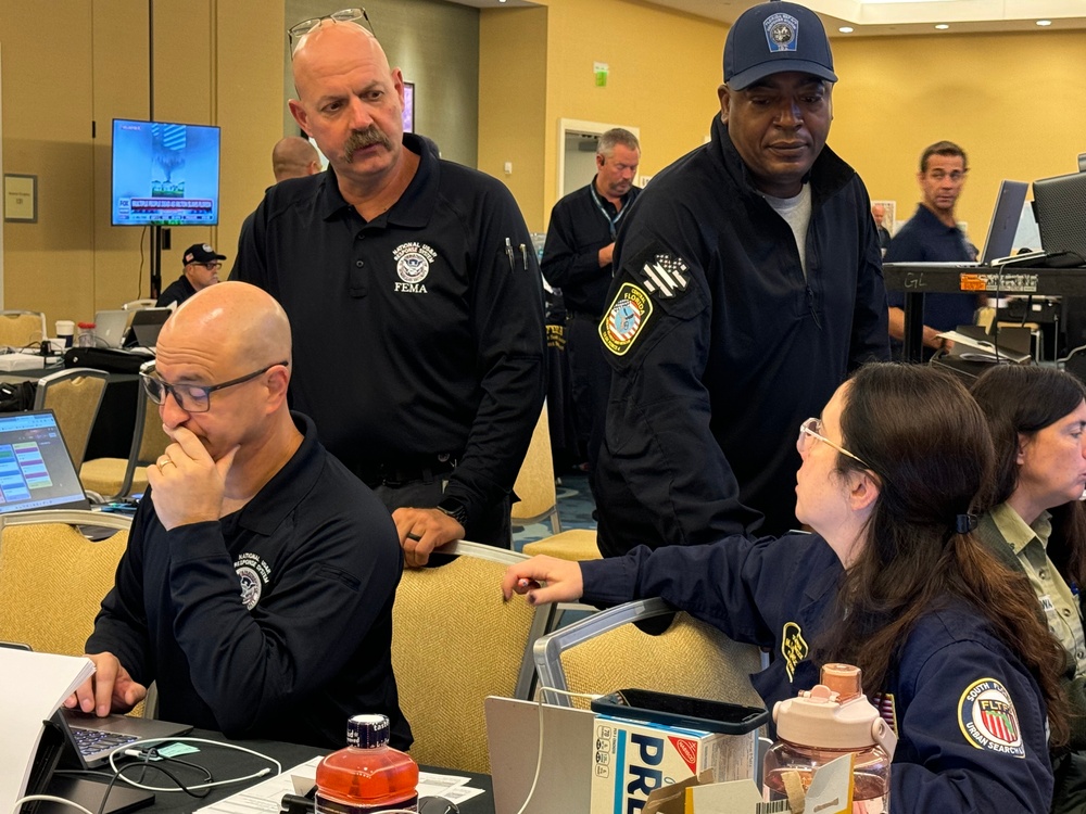 FEMA Urban Search and Rescue Prepare to Respond to Hurricane Milton