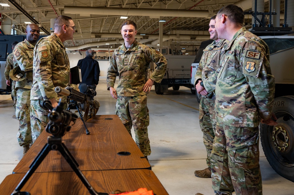 CMSgt Chadick tours the 91 Missile Wing