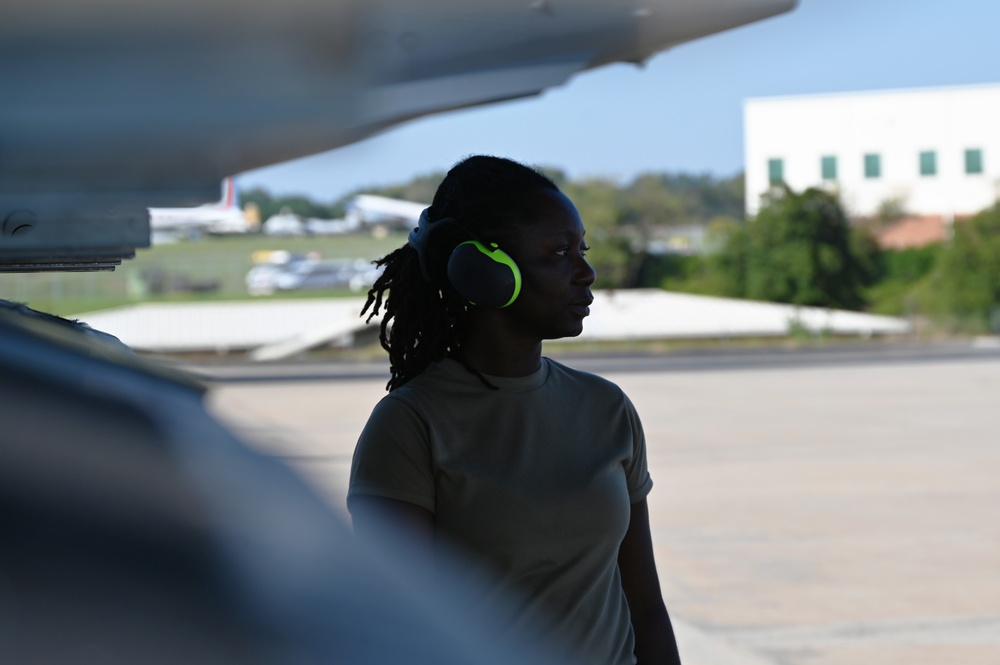 Airmen Load C-17 With Supplies for Helene Relief Efforts