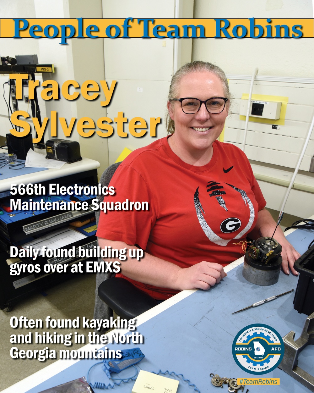 People of Team Robins: Tracey Sylvester