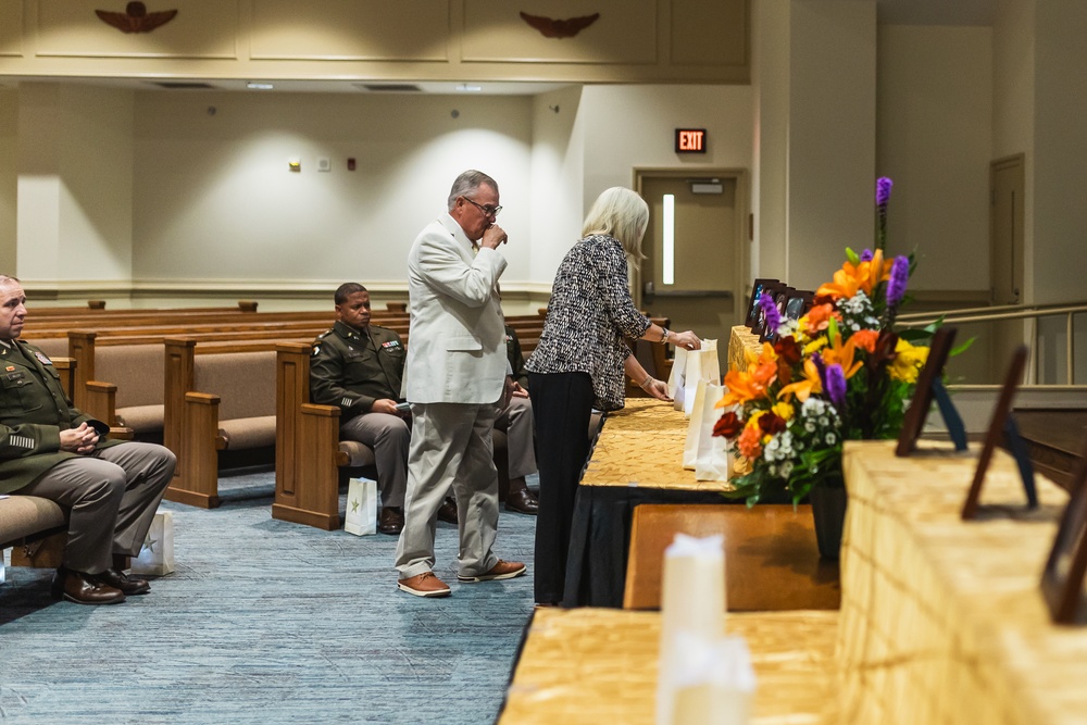 Luminary service honors Gold Star Families on Fort Novosel