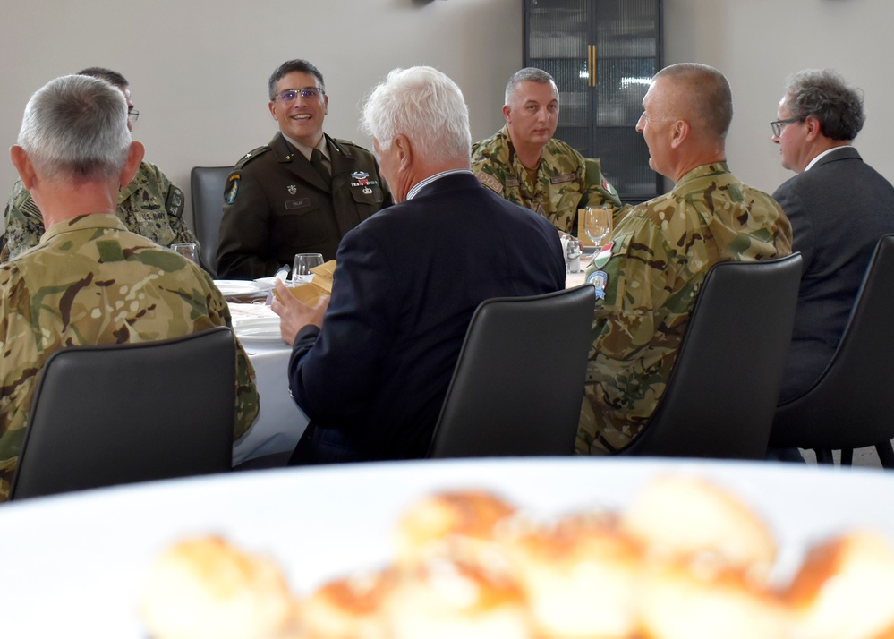 Lunch with Rear Adm. Mutty