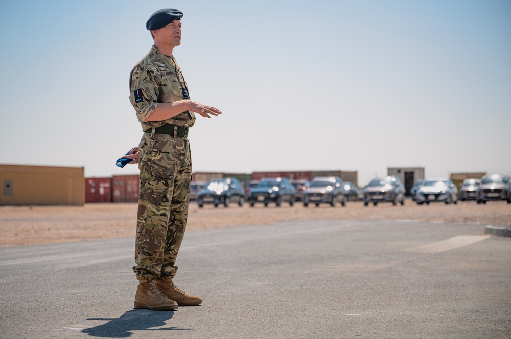 RAF 83rd Expeditionary Air Group holds transition of authority parade