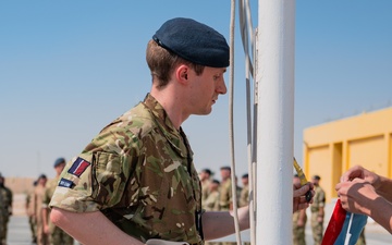 RAF 83rd Expeditionary Air Group holds transition of authority parade