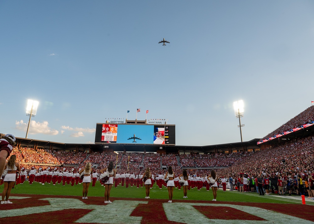 Okies Conduct SEC Football Flyover