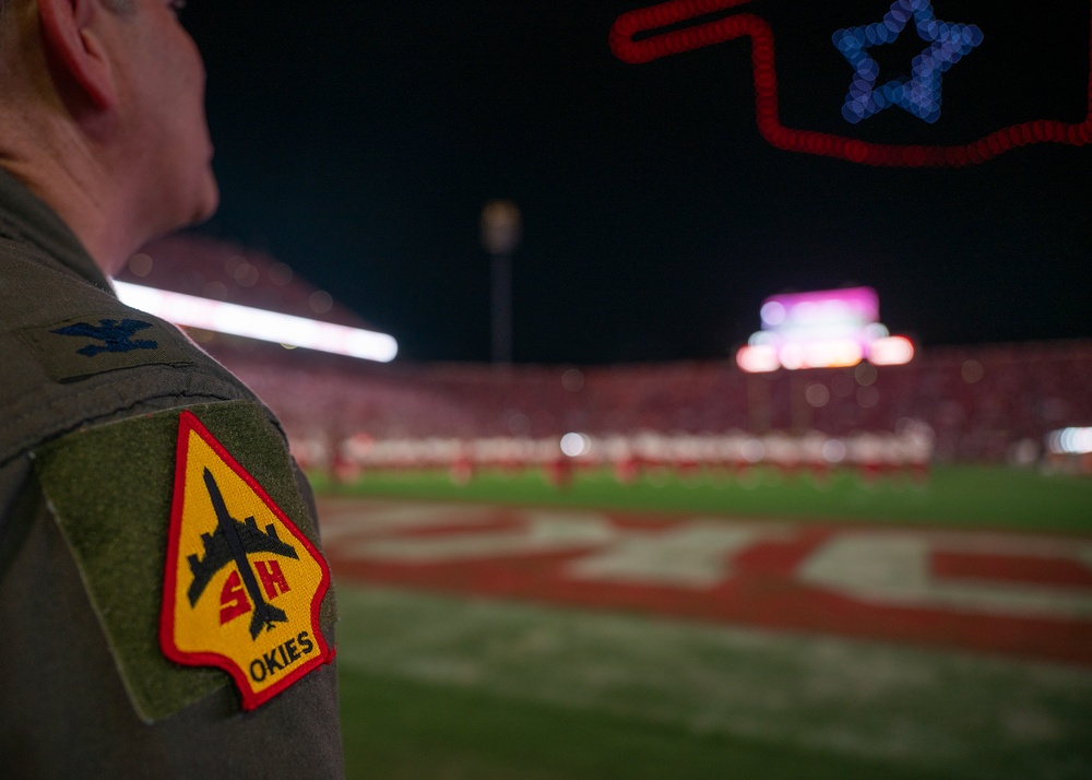 Okies Conduct SEC Football Flyover