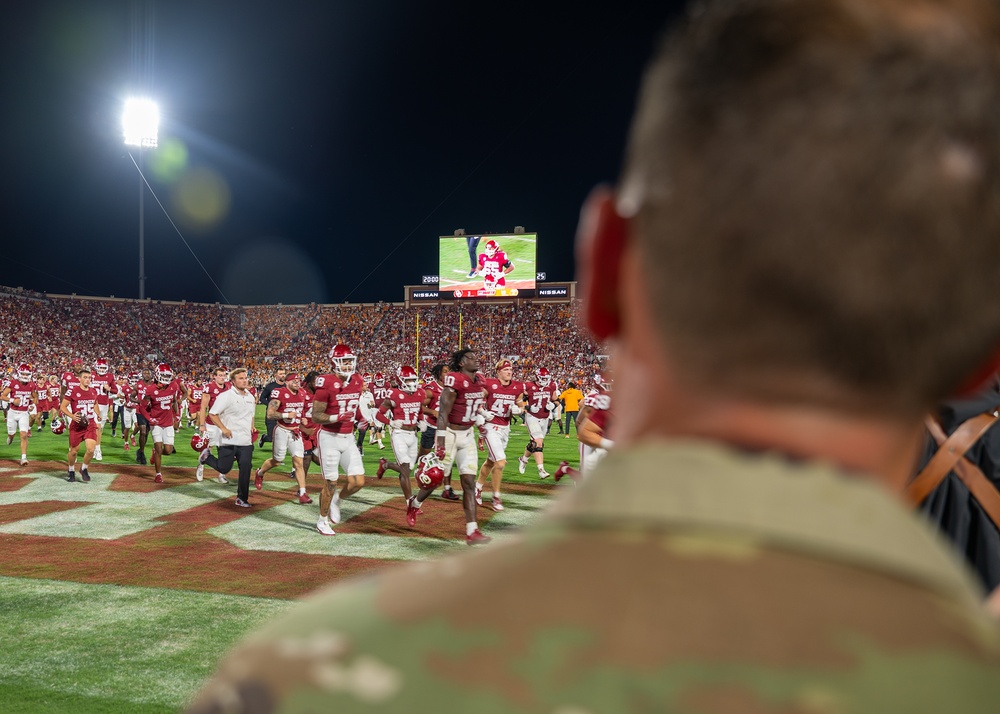 Okies Conduct SEC Football Flyover