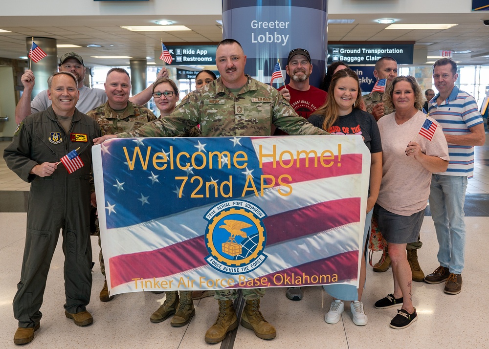 72nd Aerial Port Squadron Returns from Deployment