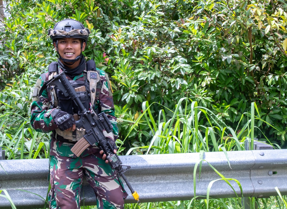 The Indonesian National Armed Forces conduct operations in JPMRC 25-01