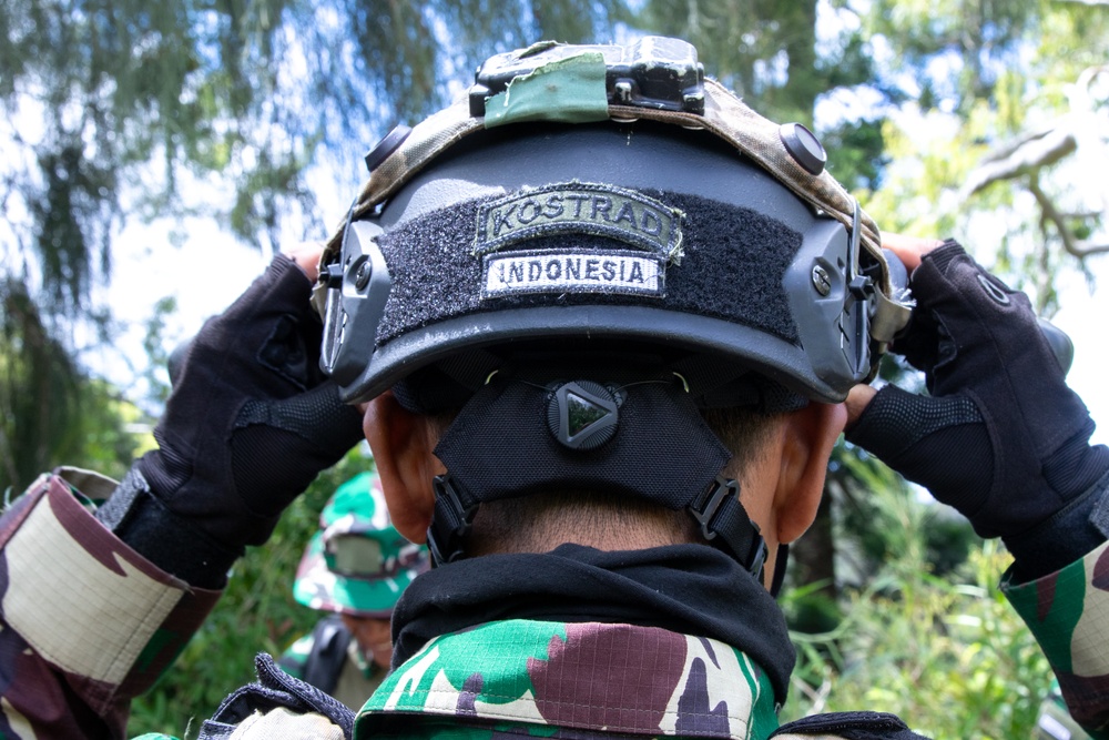 The Indonesian National Armed Forces conduct operations in JPMRC 25-01