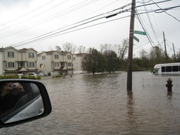 Hurricane Sandy damage on Staten Island, NY