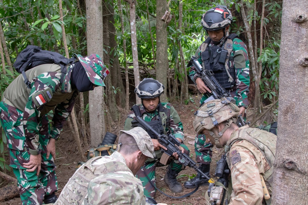 The Indonesian National Armed Forces conduct operations in JPMRC 25-01