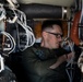 U.S. Marines with Marine Aerial Refueler Transport Squadron (VMGR) 252 conduct routine maintenance