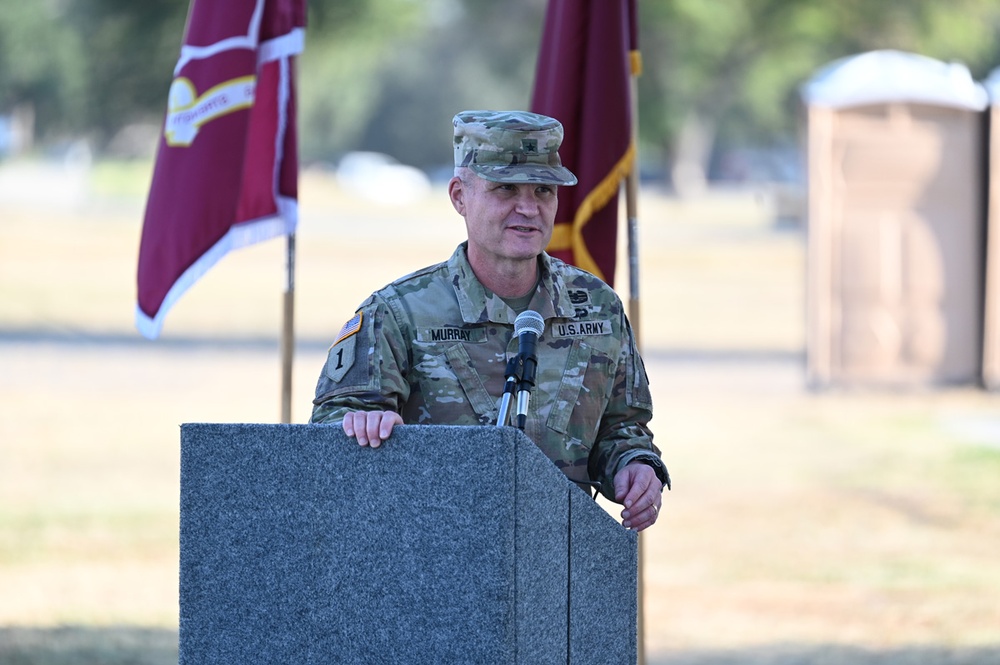 U.S. Army Medical Center of Excellence Headquarters Support Company Change of Command Ceremony